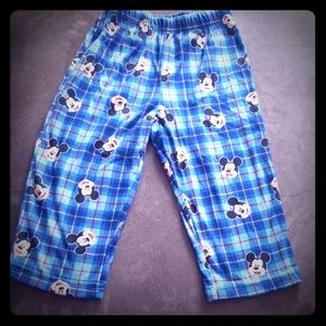 Boys Mickey Mouse pajama bottoms